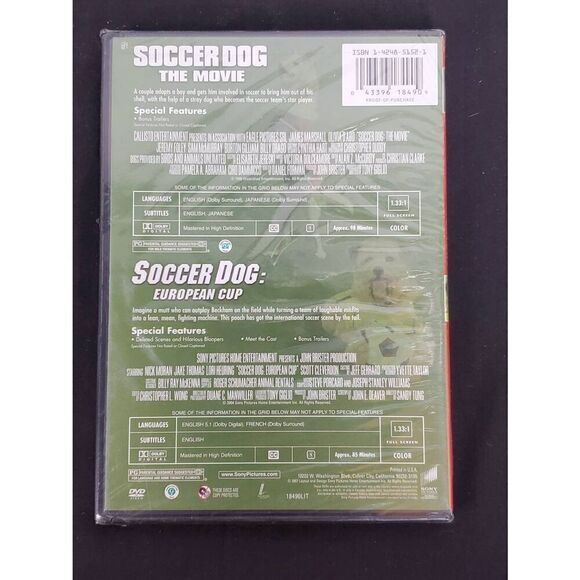 Soccer Dog | Soccer Dog: European Cup, Double Feature [DVD] - Picture 2 of 2